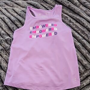 Xersion Purple Empowered Kids Tank Top